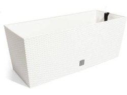 Maceta PROSPERPLAST Rato Case (Blanco - 60x25x24 cm)