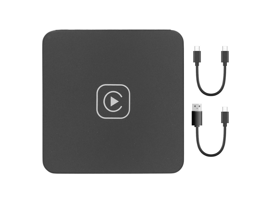 Adaptador Inalámbrico Universal 2 En 1 Para Carplay Y Android Auto: Convierte La Conexión Por Cable En Inalámbrica.