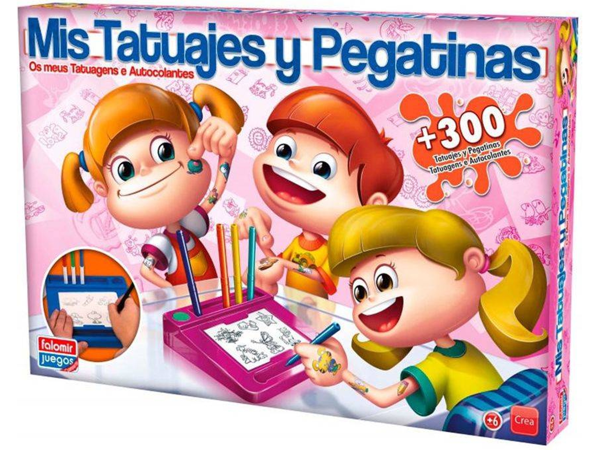 Kit FALOMIR Mis tatuajes y pegatinas