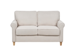 Sofá de 2 plazas BELIANI Ronneby de Poliéster Beige 140x78x88