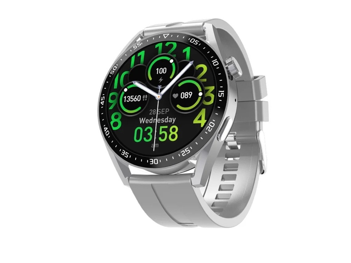 Smartwatch de 1.38” con pantalla táctil redonda, rastreador de actividad física, llamadas, SMS y asistente de voz ideal para todas las necesidades Bestvite