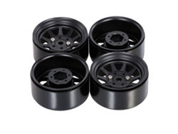 4pcs Llanta De Rueda Beadlock De Metal 1.9in Compatible Con Axial Scx10 Axi03007 90046 Traxxas Trx4 Redcat Gen8 Coche Rc