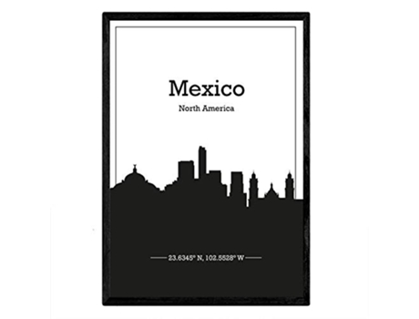 Poster NACNIC Mapa de Mexico Na (A3)
