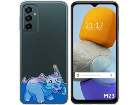 Carcasa para Samsung Galaxy M23 5G TUMUNDOSMARTPHONE Dibujos Transparente Hipo Multicolor