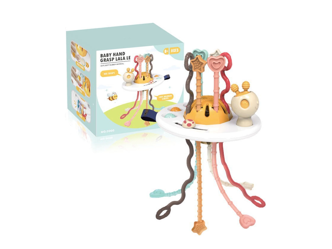 Juguete Interactivo De Tirar Y Enrollar Para Bebés, Que Estimula El Desarrollo Motor Y La Capacidad De Masticación, 162 G.