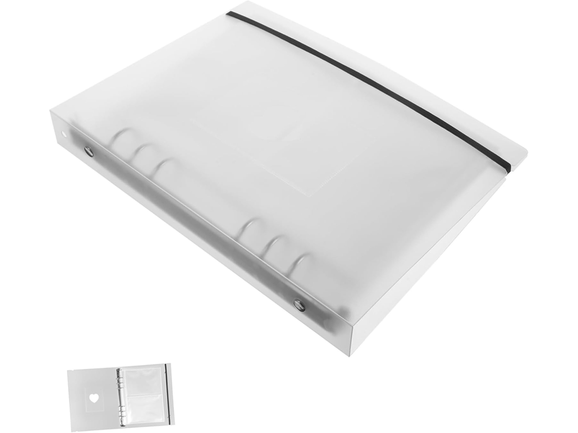 1 juego de carpetas de fotos, bolsillos para álbumes de fotos, cubiertas para documentos sueltos, páginas Gokoco