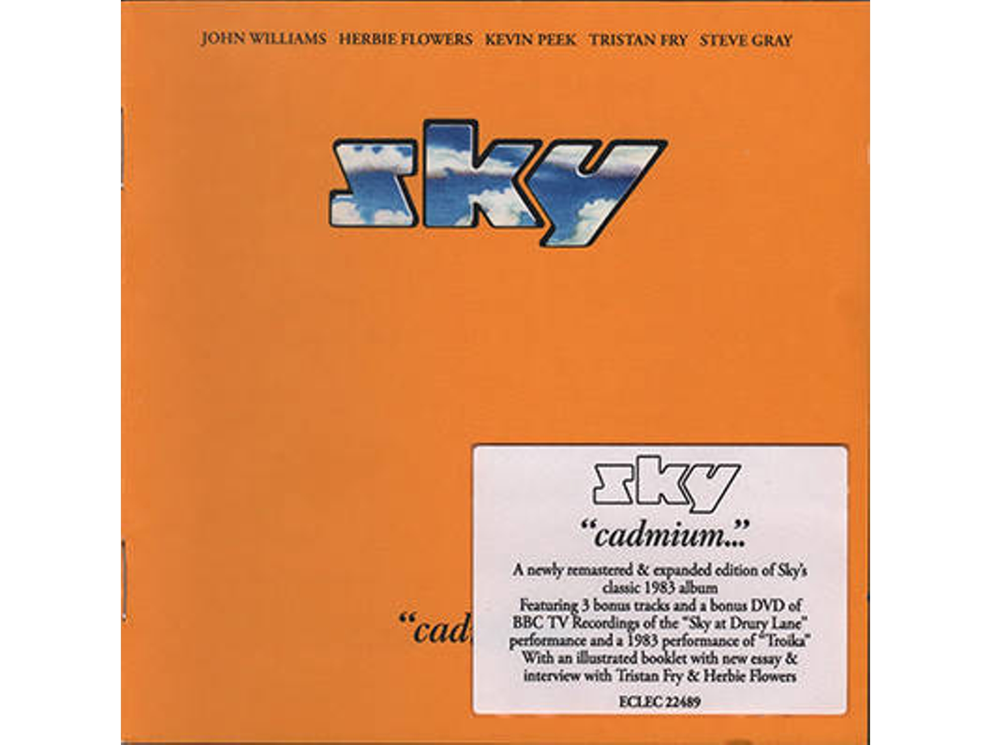 CD + DVD Sky  - Cadmium