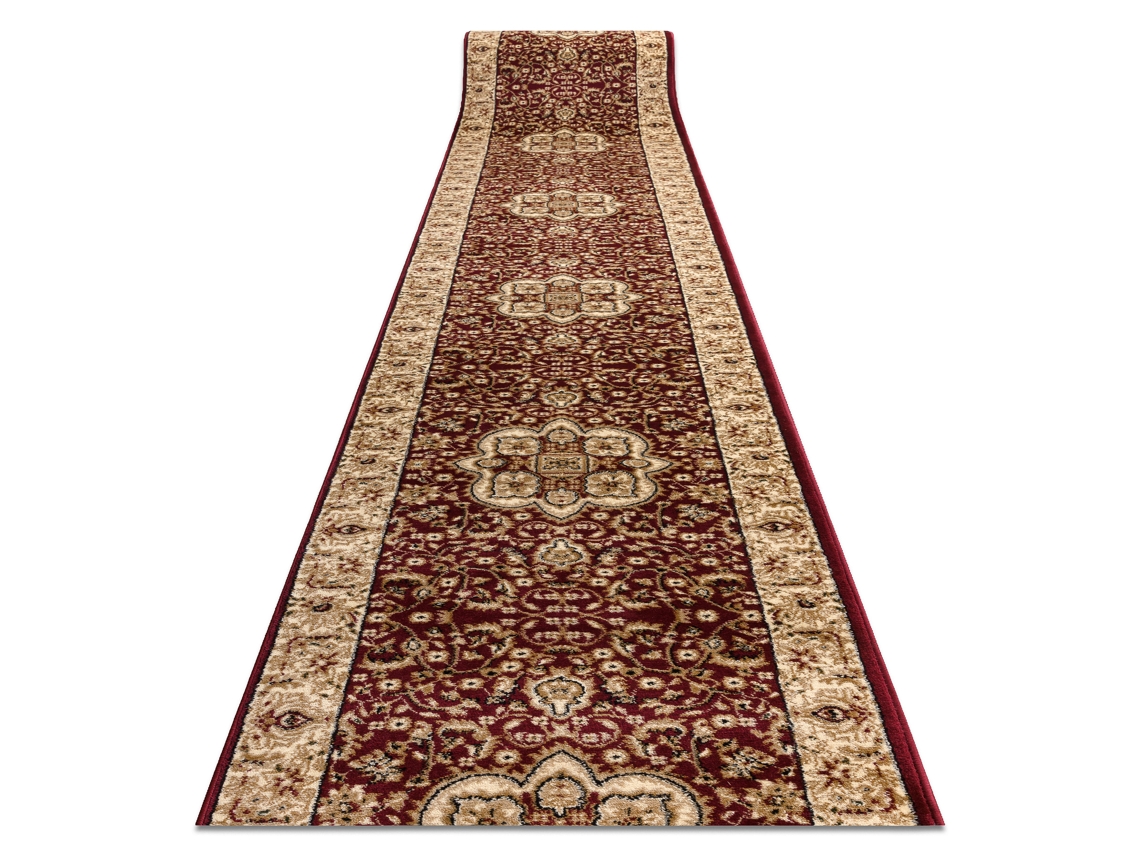 Conjunto de Alfombras de Pasillo DYWANY LUSZCZOW Heat Royal Agy Polipropileno Rojo (120x620cm)