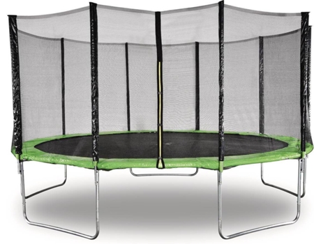 Trampolín HABITAT ET JARDIN "Yoopi" (4,60 m - Verde)
