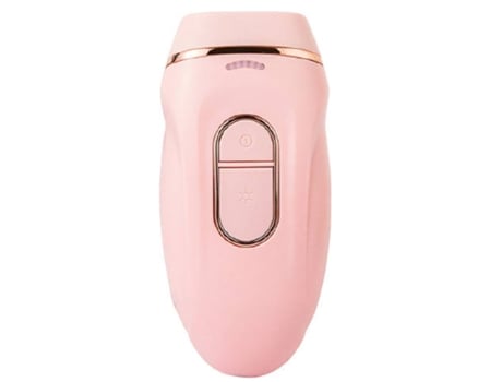 Depiladora portátil Depiladora de luz pulsada con 5 niveles de intensidad de luz rosa AUJEZON