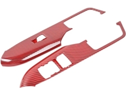 Adhesivo Decorativo Para Panel De Control, Elevalunas Eléctrico Y Accesorios Interiores Abs Mustang 2015-2023