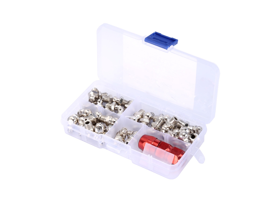 Juego De Boquillas De Engrase M6*1 De 45° Para Lubricación Mecánica De Metales.