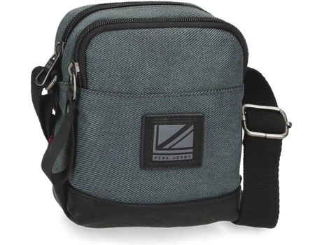 Bolsa de Hombro PEPE JEANS Sunrise Algodón Hombre (Azul)