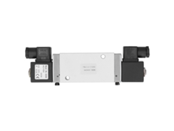 Válvula Solenoide De Doble Bobinado De 5 Vías Y 2 Posiciones G1/4 110v Para Suministros Industriales