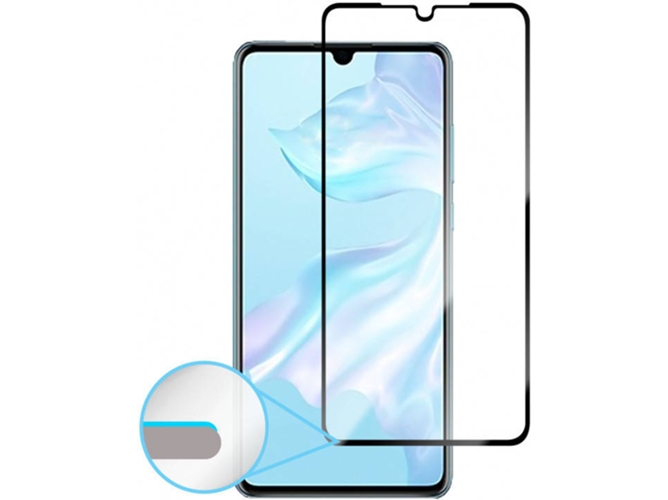 Protector de Cristal Templado Huawei P30 5D Full Cover Negro