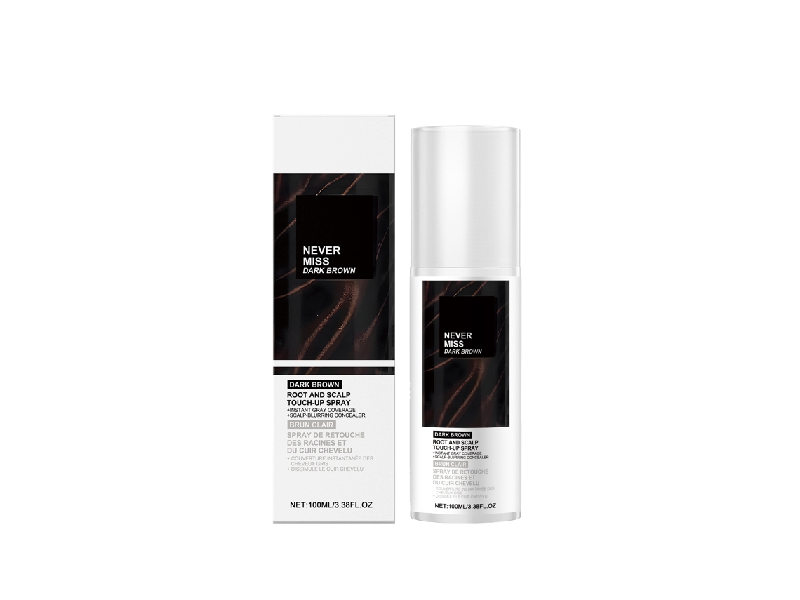 Spray protector capilar con tinte marrón oscuro