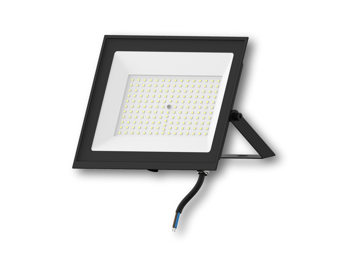 Foco Proyector LED 100W 120lm/W IP65 S3 5000K No Negro Blanco Frío LEDKIA