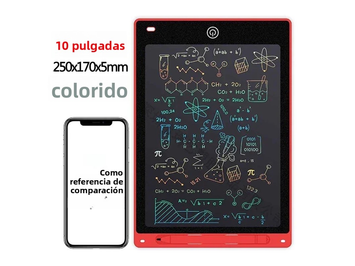 Tablero De Dibujo (lcd A Color De 10 Pulgadas), Tablero De Dibujo Y Bocetos Para Niños, Pizarra De Juguete