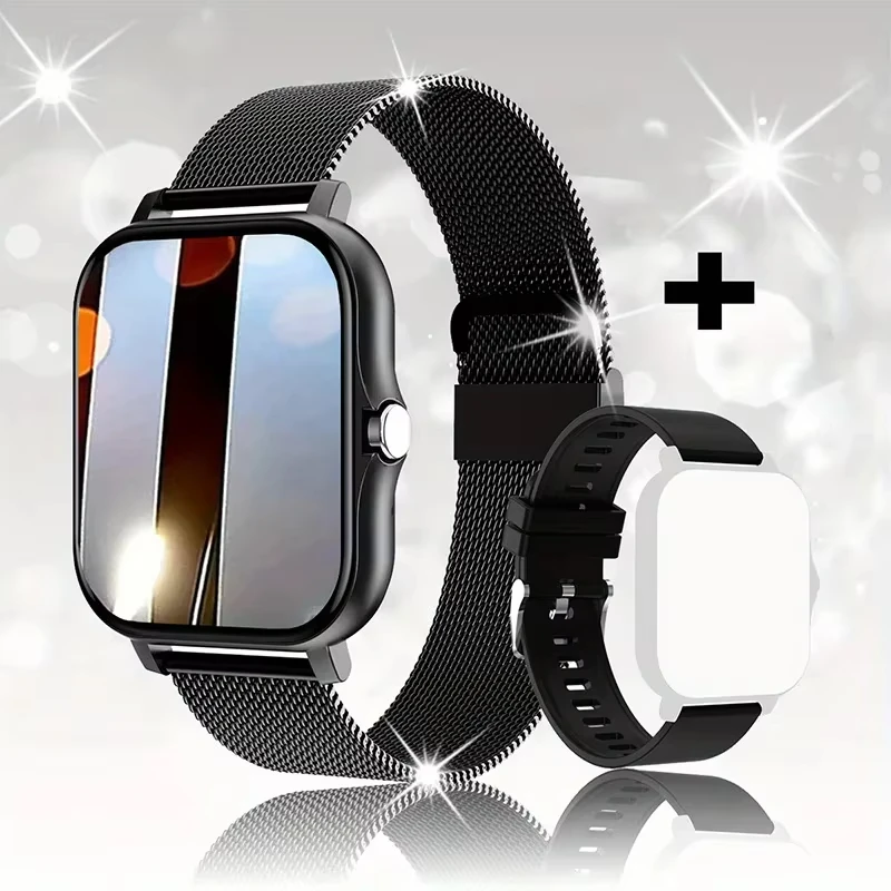 Reloj Inteligente Digital Con Pantalla Táctil Completa Black Ml Blackreloj Deportivo De Fitness Con Bluetooth Y Llamadas Bluetooth