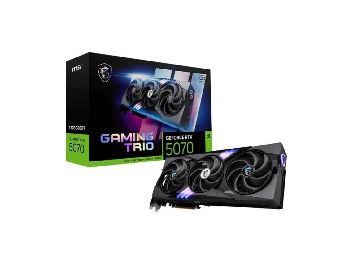 Placa Gráfica Interna Geforce Rtx 5070 12g Gaming Trio Oc Msi