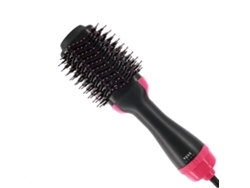 Escova Secadora De Cabelo Com Íons Negativos 3 Em 1: Secadora De Cabelo Em Uma Etapa Com 3 Velocidades Para Alisar E Enrolar.