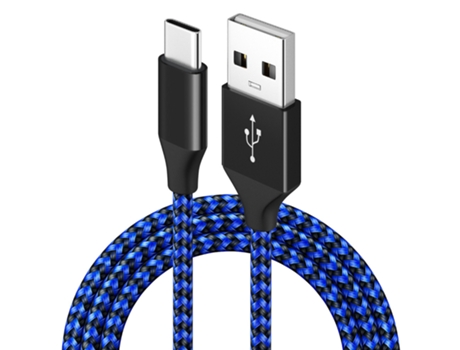 Cable de datos tipo c Teléfono móvil Android QC3.0 nailon trenzado 3A Cable de datos de carga rápida para teléfono móvil Cargador USB Cable de carg...