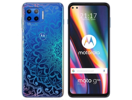 Carcasa Motorola Moto G 5G Plus TUMUNDOSMARTPHONE Dibujos Transparente Multicolor