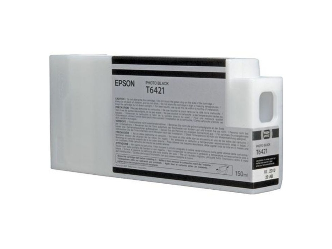 Cartucho de tinta original EPSON, T6421 150 ml , Negro foto, C13T642100