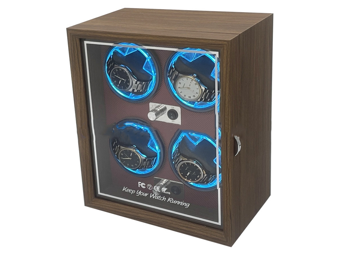Caja giratoria automática supersilenciosa para relojes