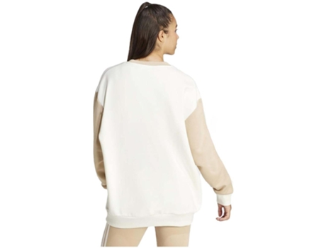 Sudadera de Mujer ADIDAS Blanco (L)