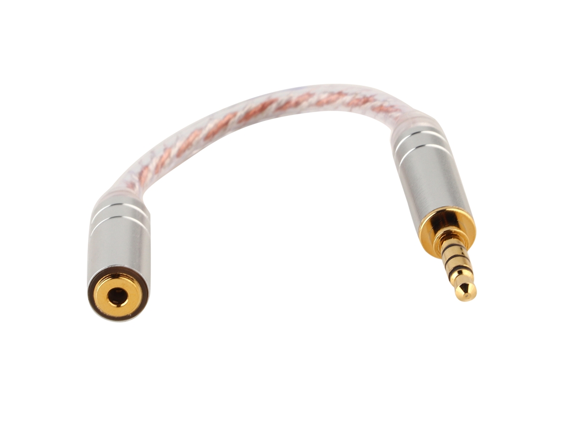Adaptador De Cable De Audio Macho A Hembra Para Auriculares, Compatible Con Hifiman Zx300a