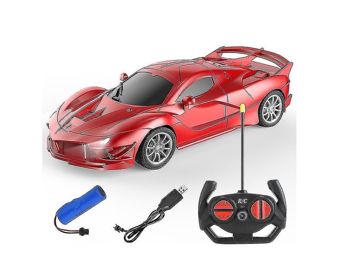2026-coche De Control Remoto Recargable 1:18 Con Material Abs Y Silicona, Funciones De Avance/retroceso Y Giro, Rango 30m