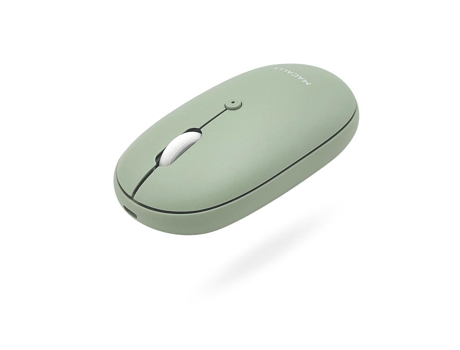 Ráton Bluetooth MACALLY Recarregável (Verde)