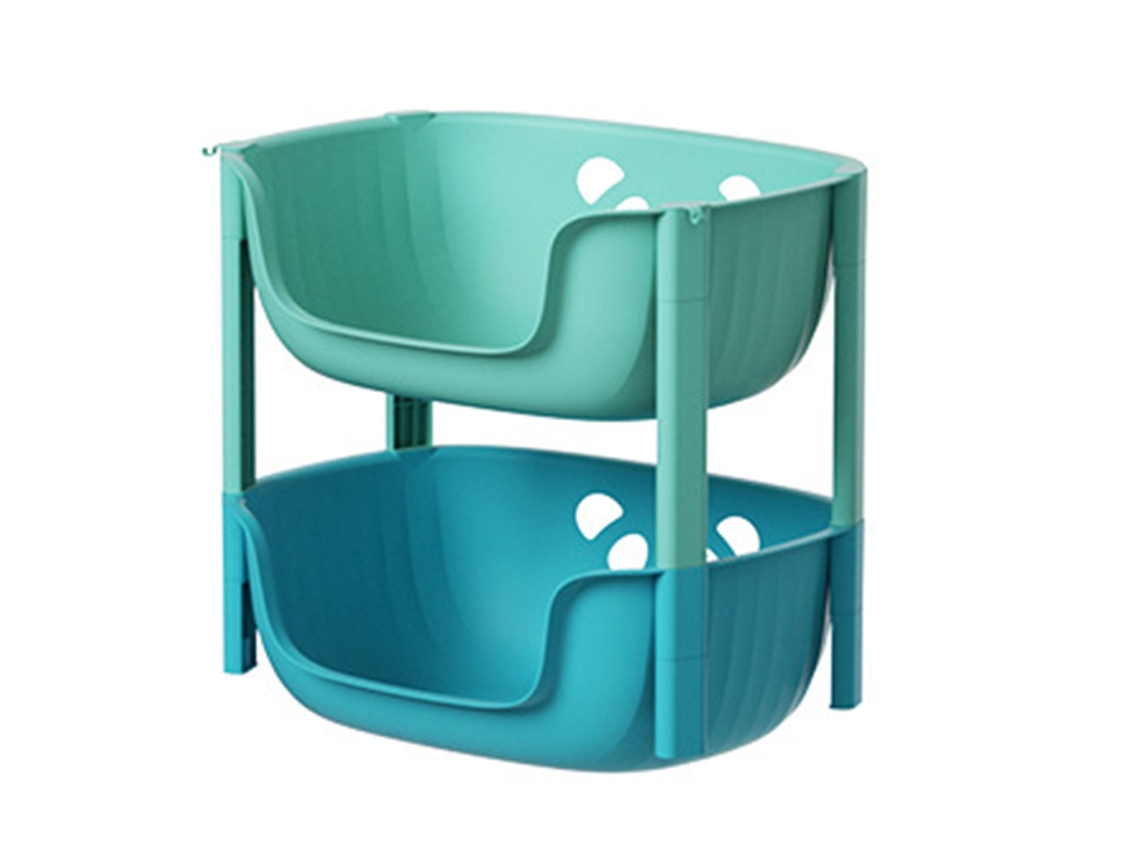 Estante Organizador De Juguetes De 2 Niveles, Estante Multifuncional, Almacenamiento Para El Hogar