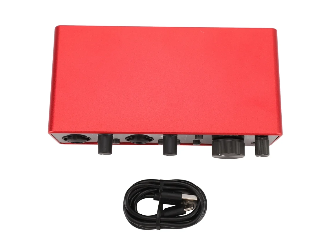 Interfaz de audio USB para grabación y transmisión