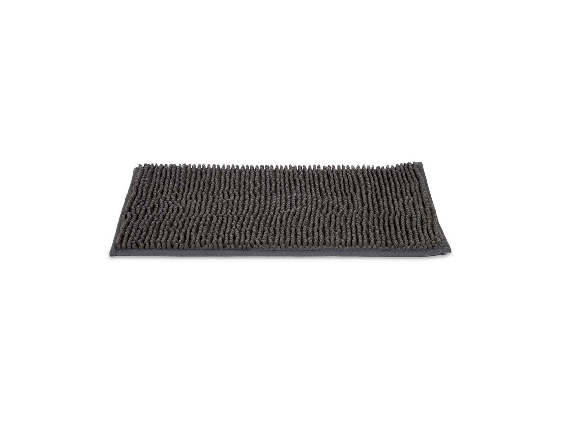 Alfombra de baño Gris Poliéster (60x40x2 cm)