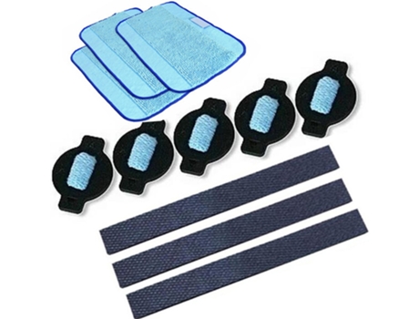 11 unids/lote rueda de Robot neumático paño de mopa tapa de agua reemplazo para Irobot Braava 320 380 381 380T 390 390T Mint 4200 4205 5200 5200C