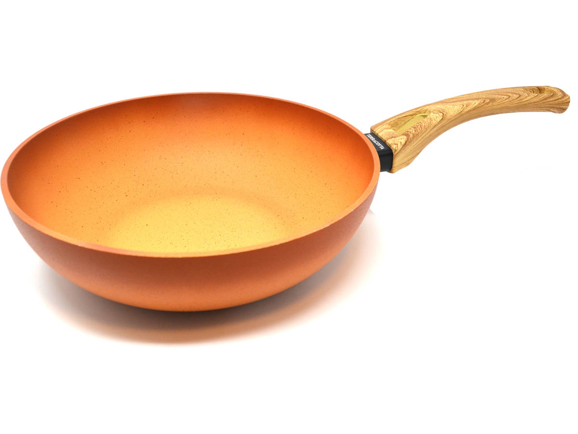 Sartén wok AMERCOOK Terracotta 28cm