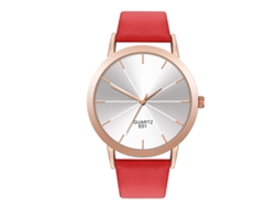 Reloj De Cuarzo Unisex De Moda Con Correa De Pu, Estilo Analógico Redondo Informal, Para Hombres Y Mujeres.
