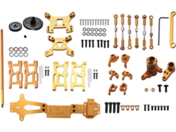 Para Coche Rc 1:14 144001, Mejora Completa, Piezas De Repuesto Metálicas, Eje Oscilante C