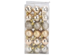 36 Adornos Navideños De Bolas De Pvc Irrompibles Para Diferentes Superficies Para Decorar Tu Árbol O Tu Fiesta En Navidad.