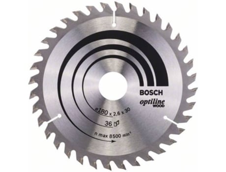 Disco de Sierra Circular BOSCH Optiline Madera 180x30/20x2.6 mm - 36