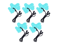Mordedor de silicona con forma de collar para bebés, juguete sensorial para masticar, juego de mordedores para los dientes.