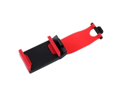 Soporte Elástico Para Volante De Coche Con Clip Ajustable Para Pantallas De Teléfono Móvil/gps De Hasta 5,5 Pulgadas.