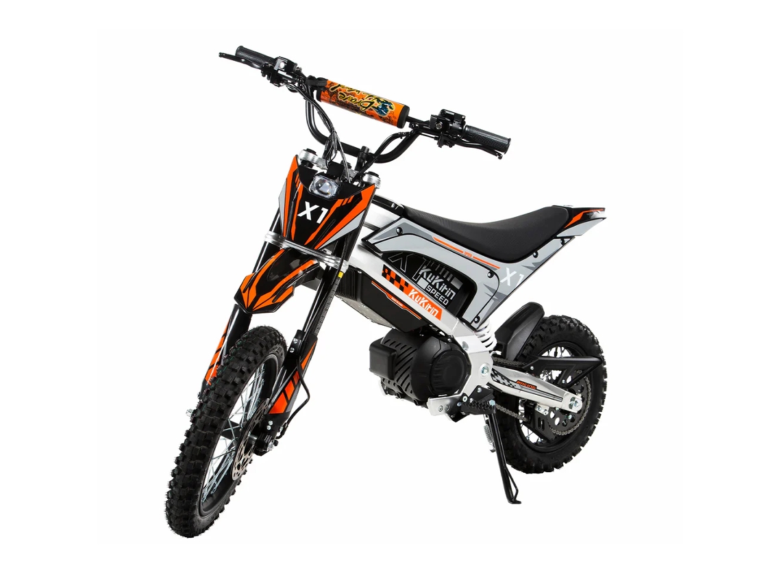 Motocicleta eléctrica todoterreno para adultos Kukirin X1 con batería extraíble de 48 V 20,8 Ah.