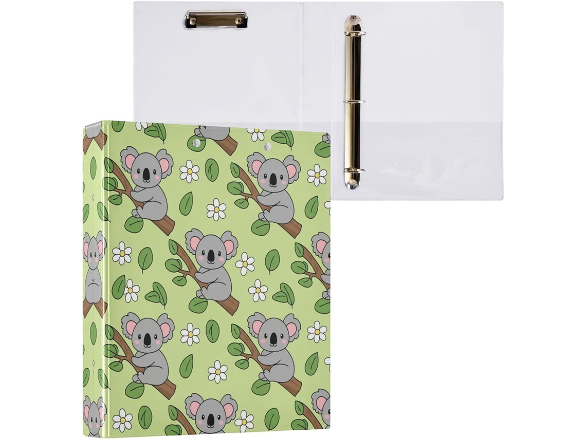 Besportble Carpeta De Anillas Redondas Con Portapapeles Y Oficina Pvc. 27,9 X 21,6 Cm 31,5 27 6