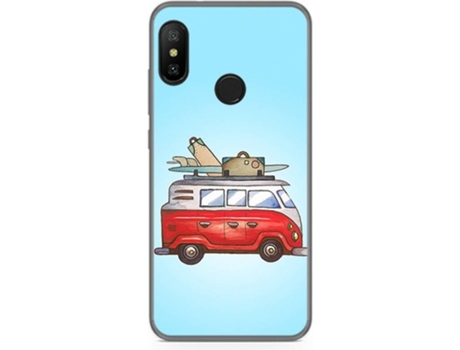Carcasa Xiaomi Redmi 6 Pro TUMUNDOSMARTPHONE Furgoneta Multicolor
