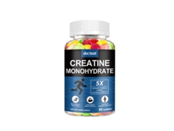 Gomitas de creatina para energía, crecimiento muscular y rendimiento deportivo - 80 gomitas masticables suaves