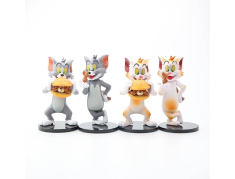 Set de Figuras OEM Tom and Jerry (4 unidades - 11 cm)