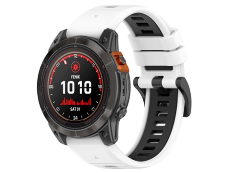 Pulsera de Reloj INF De Dois Tons De Linhas Horizontais De Liberação Rápida Para Garmin Fenix Multicolor 22 mm